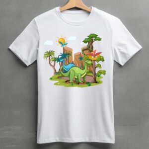 Kaos Dino Pemandangan