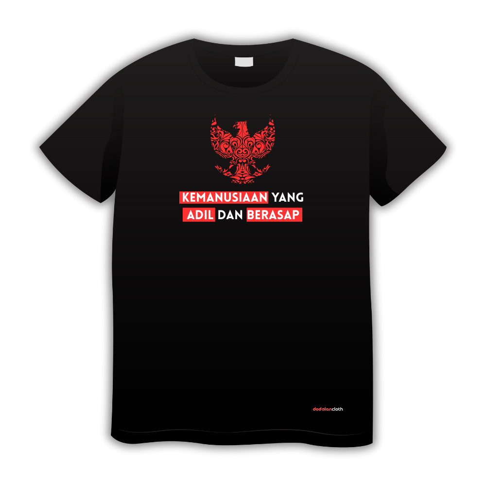kemanusiaan yang adil dan berasap hitam